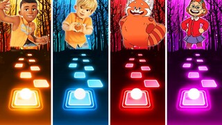 4 Town Vs Turning Red Meilin But In Tiles Hop EDM Rush! Nobody Like U!