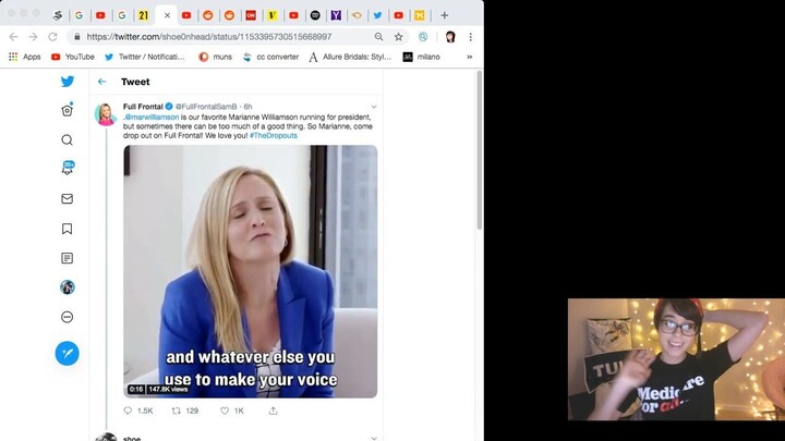 catty liberal "comedian" tells Orb Mom to DROP OUT