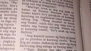 Pang Araw Araw na Talata.               Exodus 2:5-10