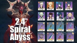 Spiral Abyss 2.4 Fullstar 4-Star Char + EMC & F2P Weapon - Genshin Impact Indonesia