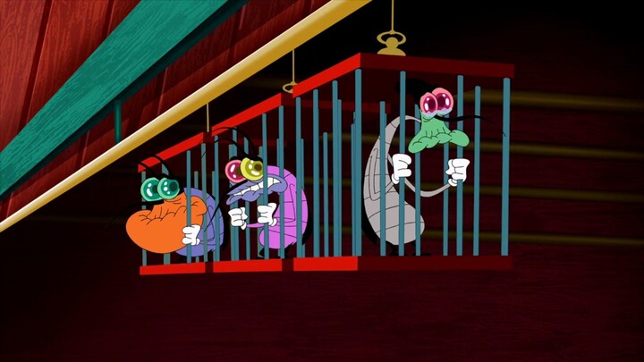 OGGY and the  COCKROACHES  - the cockroaches got tricked !