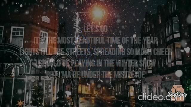 Justin Bieber - Mistletoe (Full Lyrics) (slowed to imperfection)
