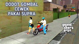 dodot nekad gombal cewek pakai motor supra