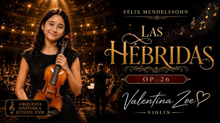 Las Hébridas Op. 26: Félix Mendelssohn | Orquesta Sinfónica Juvenil de la ENM | Valentina Zoe