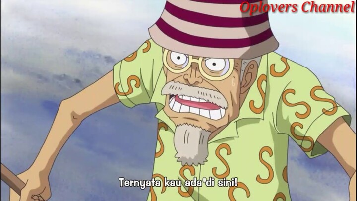Momen reaksi para yonkou dan kru topi jerami melihat bounty kaisar kelima luffy