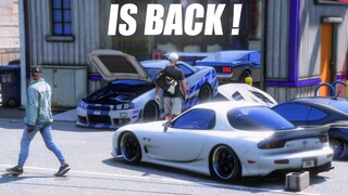 SKYLINE GTR R34 PAUL IS BACK NEW ENGINE ! GTA V ROLEPLAY