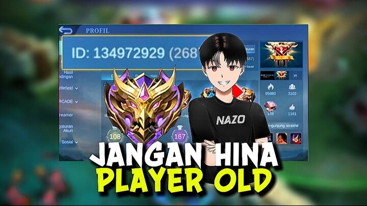 jangan pernah kalian hina atau bahkan remehkan player old ya guys