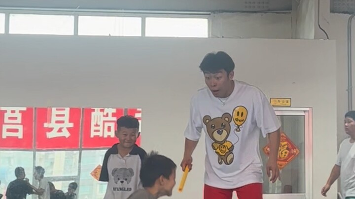 Coach: The way of sports lies right here.  Kid: Why can’t I do it? Not everyone is a martial arts pr