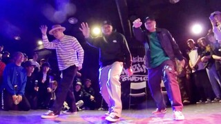 神仙们的裁判表演！放空炮的Hozin,幸灾乐祸的Hoan,Kid Boogie三人炸翻Solo+合作现场！！Mvls Hozin Studio