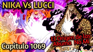 El ORIGEN de las Akuma No Mi y De TODO Lo que EXISTE! LUFFY vs LUCCI | One Piece 1069