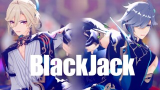 [เก็นชินอิมแพกต์MMD/伟海]-BlackJack-"นี่เป็นเพียงเพลงสำหรับผู้แพ้"-//Miao Zhi