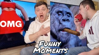 TRY NOT TO LAUGH WATCHING FUNNY VIDEOS 2023