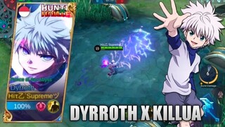 KILLUA IN MOBILE LEGENDS REVIEW SKIN 😱