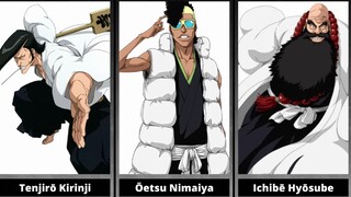 Every Gotei 13 Captain in Bleach