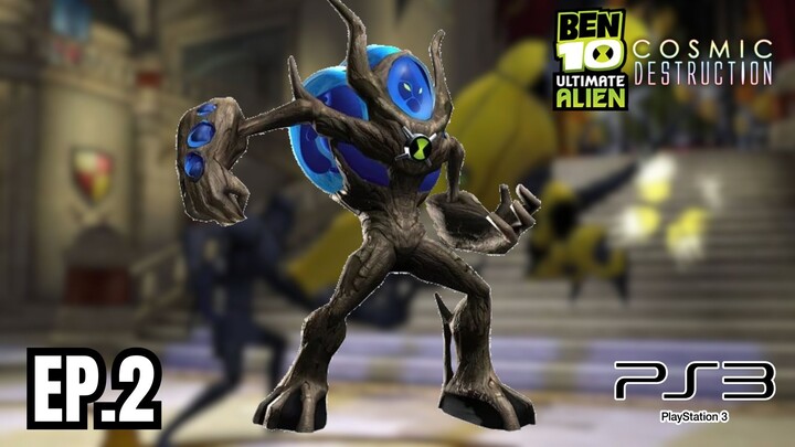 Jogando Ben 10 Ultimate Alien Cosmic Destruction ( PS3 ) | Parte 2 - Fase da Cidade Maotica