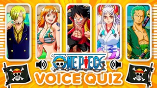 ONE PIECE VOICE QUIZ 🗣️👒 Guess the One Piece character voice 🏴‍☠️