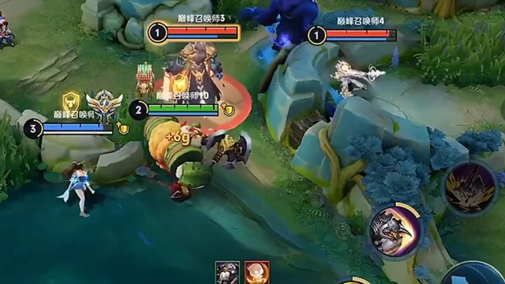 So, does Bull Demon have something on his mind? Why don't you go block the hook for him?