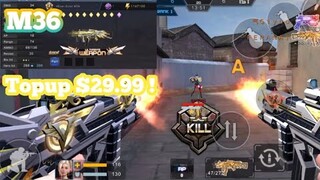 Crisis Action : Topup $29.99 + Review Weapon 4Ever - Solar M36