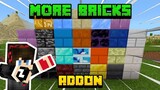 More Bricks Addon | Addon For Minecraft P.E. | Bedrock | 1.14