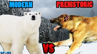 Polar Bear vs Amphicyon | SPORE