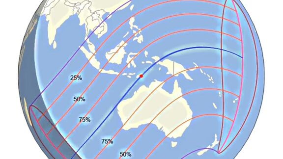 Hybrid Solar Eclipse