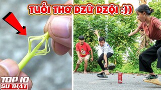 Top 10 Tuổi Thơ | 7 Trò Chơi TUỔI THƠ DỮ DỘI 8X 9X nào cũng TỪNG CHƠI!! Chỉ Ước Quay Lại 1 Lần