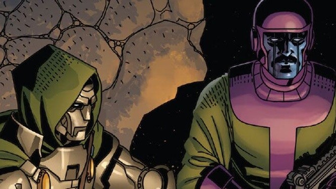 The Ultimate Eraser returns. Doctor Doom and Kang the Conqueror are actually related by blood?