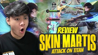 REVIEW SKIN AOT MARTIS LEVI, SAMPE KILL 15 MENIT 5 KEREN PARAH - Mobile Legends