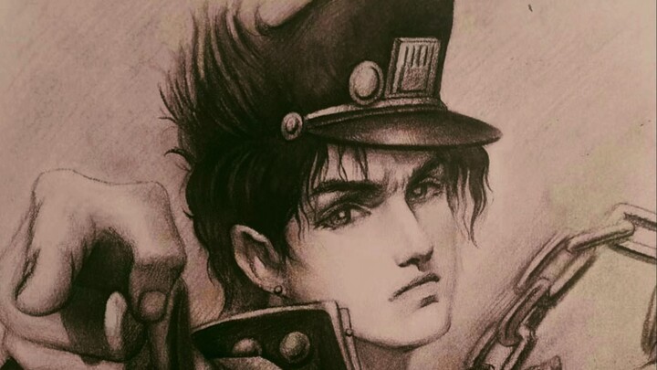 This is what Jotaro in the three-dimensional world (through the mom’s filter) should look like when 