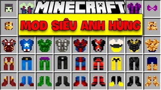 MINECRAFT MOD SIÊU ANH HÙNG VŨ TRỤ MARVEL