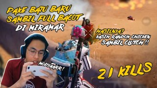 FULL BACOT SAMBIL FACECAM DI MIRAMAR!! 21 KILLS