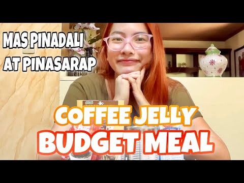 COFFEE JELLY BUDGET MEAL! | Ce Sanchez