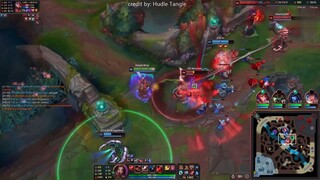 Janna thả lốc xoáy chặn warwick cực hay cứu ad một pha đẹp mắt #game