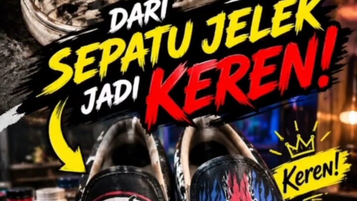 😱 SEPATU RUSAK INI AKU SULAP JADI KARYA SENI! 👟🎨🔥