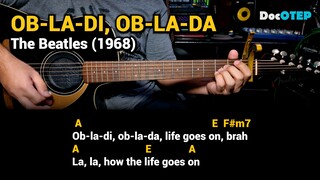 Ob-La-Di, Ob-La-Da - The Beatles (1968) Easy Guitar Chords Tutorial with Lyrics Part 1 SHORTS REELS