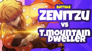 demon slayer hinokami chronicles | เซนอิทสึ vs อสูรภูเขา | Battle of Zenitzu vs The mountain Dweller