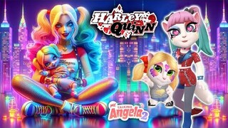 MY talking Angela 2 || Harley Quinn Vs Angela 2 || cosplay 💖✨#gaming #gameplay #trending