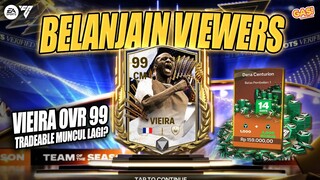 BELANJAIN VIEWERS! VIEIRA OVR 99 TRADEABLE MUNCUL LAGI?! #fcmobile #tots