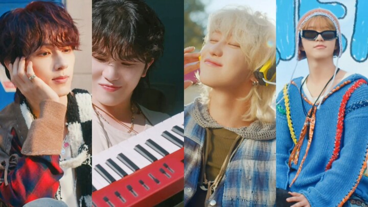 Menunjukkan MV lagu utama “God of Music”/“Dewa Musik” dari album baru SVT kepada teman | Sejak awal 