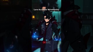 Genshin Impact Normal Wriothesley Vs Lore Accurate Wriothesley #genshinimpact