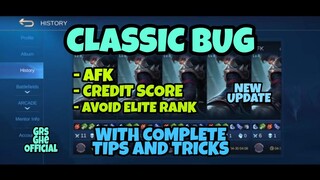 Classic Bug Tutorial Complete Tips and Tricks | New Update