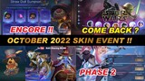 MLBB Update October Skin and Event 2022 | Aspirants Phase 2 | Cyclops Halloweens | Star Wars Event