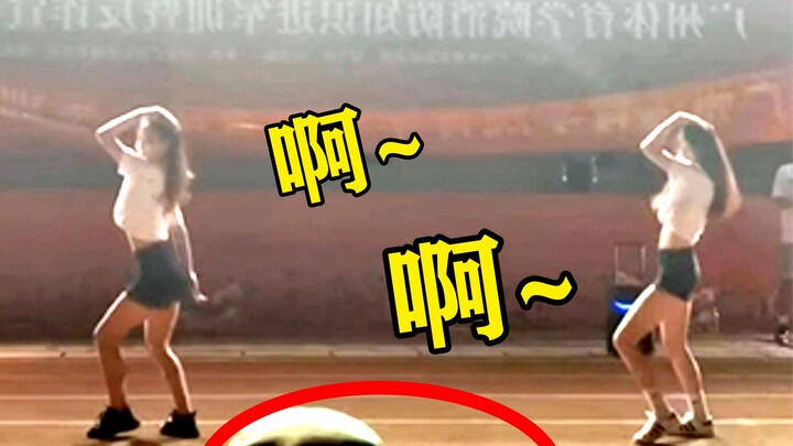 A freshman girl performed at the school anniversary celebration. A random "dance" made the whole aud