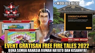 EVENT GRATISAN FREE FIRE TALES DAN RAHASIA RUMAH HAYATO DAPAT KODE REEDEM + HADIAH GRATIS