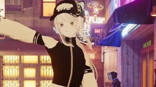 [Dancing] Cyber dancers dancing in the cyber city