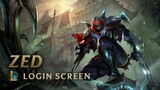Zed, the Master of Shadows | Login Screen - League of Legends