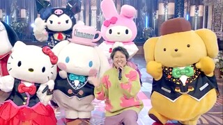 【Happy to Serve】Original singer Sugao Kento dances together with Hello Kitty and Sanrio dolls! A per
