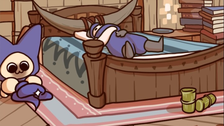 [ศาสตร์ช่วยนอนหลับของแมว] หัวหน้า ข้ามาจัดห้องให้เจ้านายแล้ว!