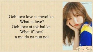 WENDY(웬디) - What If Love (Touch Your Heart (진심이 닿다)) OST Pt.3 (Easy Lyrics)