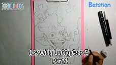 How to draw Luffy Gear5_Sketch